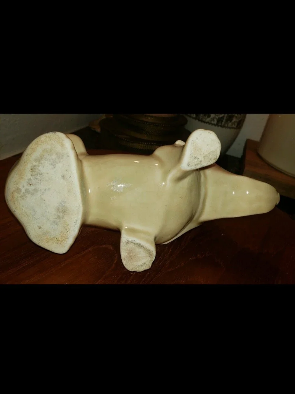 Vintage Dauchshund Planter Cute, Unique Weiner Dog, Hotdog Planter